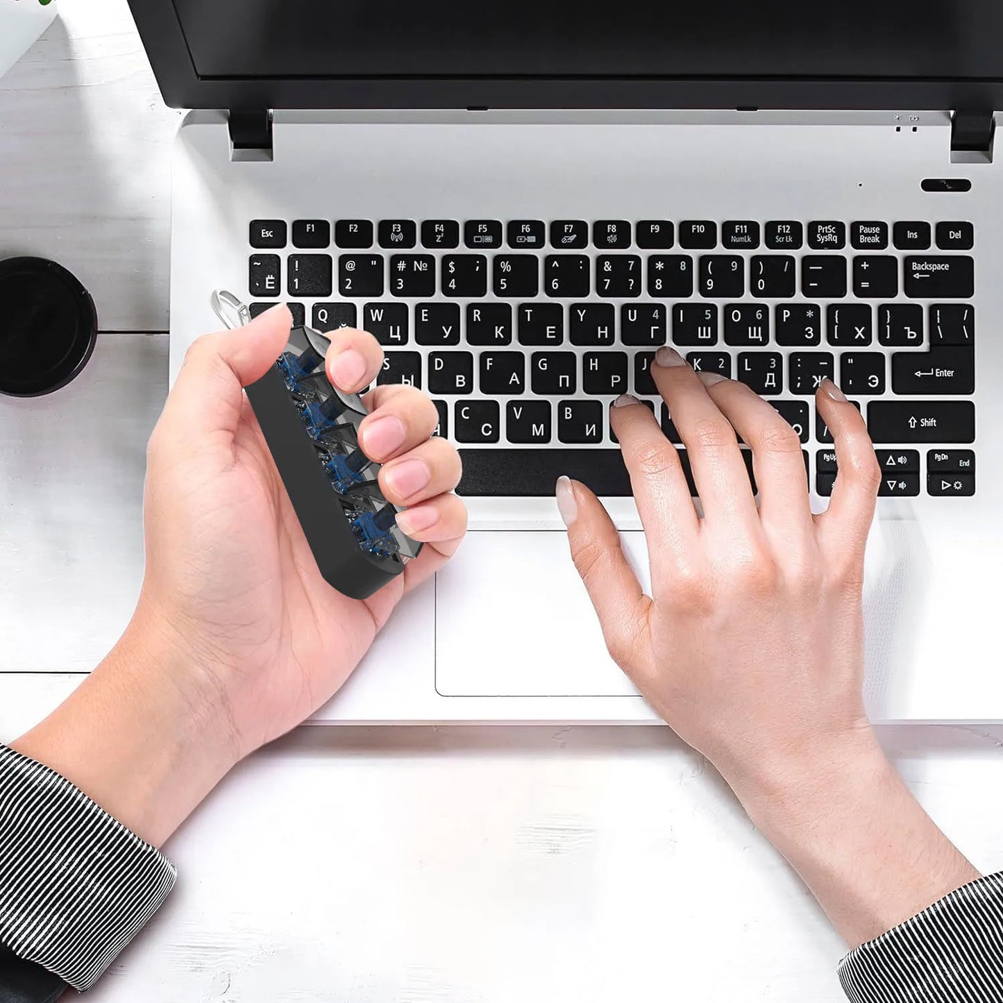 4Keys Botão de Dedo Anti-stress