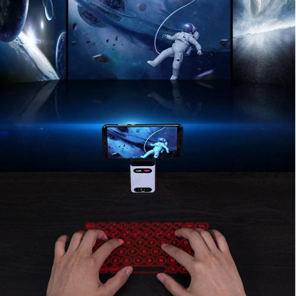 Teclado de projeção a laser virtual