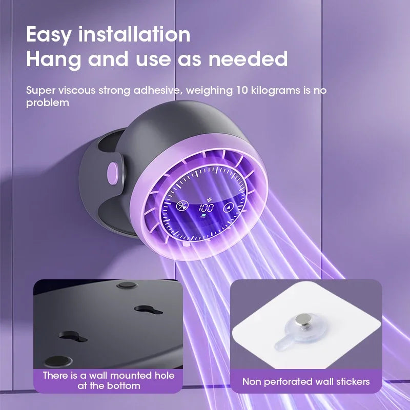 Ventilador de mesa com tela sensível ao toque