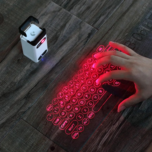 Teclado de projeção a laser virtual